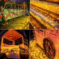 thumbnail image 3 of SNNROO Christmas Net Lights Outdoor Waterproof  96 LED 5ft x 5ft Plug in Net Bush Lights Outdoor Mesh Lights with Remote  8 Modes Net Chr, 3 of 3
