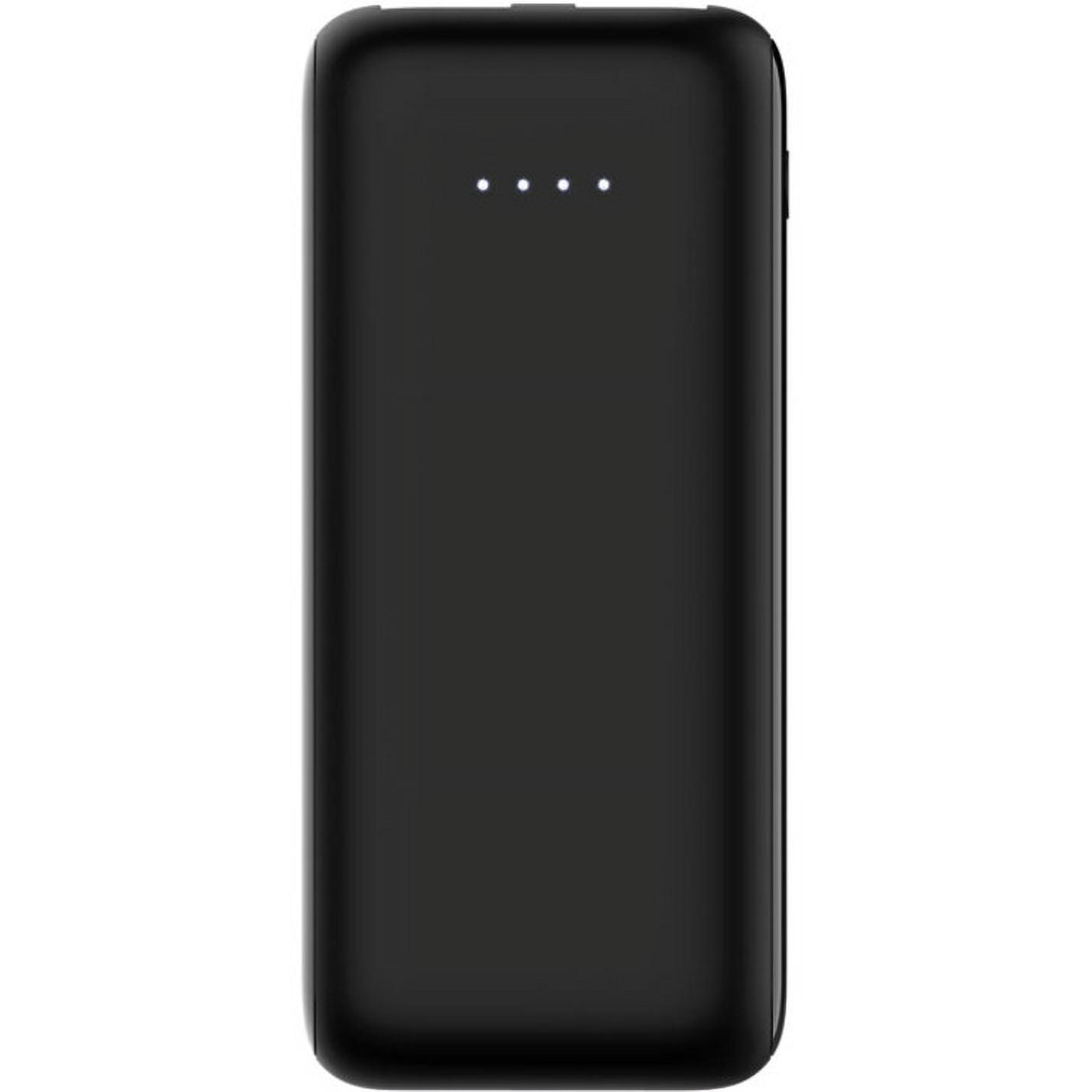 Mophie PowerBoost Portable Battery, 5,200 mAh, 4.25"H x 1.89"W x 0.89"D, Black, 401103680