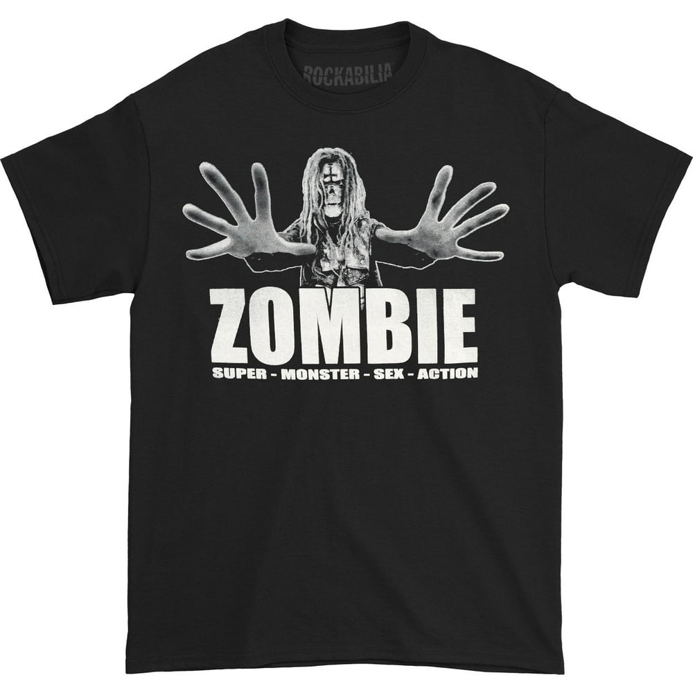 Rob Zombie - Rob Zombie Men's Super Monster T-shirt Black - Walmart.com ...