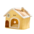 thumbnail image 4 of Casa para Gatos con Función de Autorregulación Térmica Y Cojín Suave Desmontable Diseño de Cueva para Jugar Refugio para Gatos Y Mascotas Pequeñas Ade L para mascota de 75 kg, 4 of 10