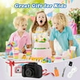 thumbnail image 4 of Sanmadrola Kids Camera Selfie Camera for Kids Christmas Birthday Festival Gifts for Girls Age 3-9 HD Digital Video Cameras for Toddler Portable Toys for 3-8 Year Old Girl with 32GB SD Card, Black, 4 of 10