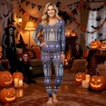thumbnail image 2 of Halloween Family Matching Pajamas Sets, Halloween Fall Holiday PJS Loungewear, Halloween Soft Relaxing Matching Pjs Set Indoor for Spooky Halloween Seasonal Casual Daily Rest Home, 2 of 7