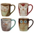 thumbnail image 2 of Gibson Home Night Owls 4-Piece Mug Set, 2 of 2
