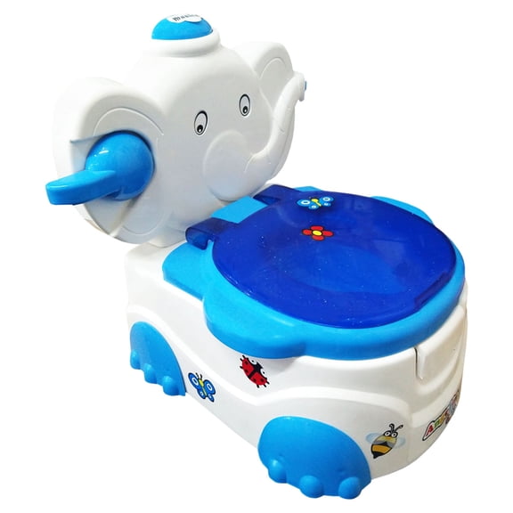 Baño Entrenador Angelin Baby  Elefante Azul