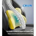 thumbnail image 4 of Memory Foam Car Seat Pillow Set - Ergonomic Neck, Lumbar & Back Support for Driving Comfort, 4 of 9
