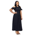 thumbnail image 4 of Plus Size Ruffle Cold Shoulder Maxi Dress, 4 of 5