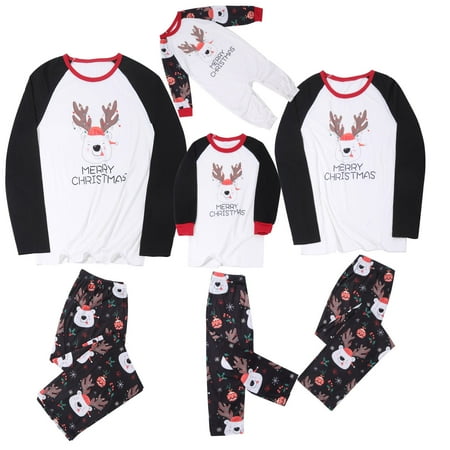 

Dezsed Family Matching Christmas Pajamas Set Holiday Santa Claus Sleepwear Xmas PJS Set for Couples and Kids