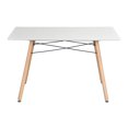 thumbnail image 3 of Mesa Con Sillas Roco Eames Comedor Moderno Minimalista Vintage Blanco Mobeler Comedor Roco Rectangular, 3 of 3