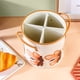 thumbnail image 5 of Advancent Organizador de cocina y caja de almacenamiento de hierro con 4 compartimentos para clasificación de vajilla duradera Organizadores de utensilios de cocina Estilo 4, 5 of 6