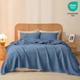 thumbnail image 4 of PHF 100% Cotton Waffle Weave Blanket King Size for Bed, Soft Lightweight & Breathable for Spring and Summer, All-Season Comfort,, 4 of 7