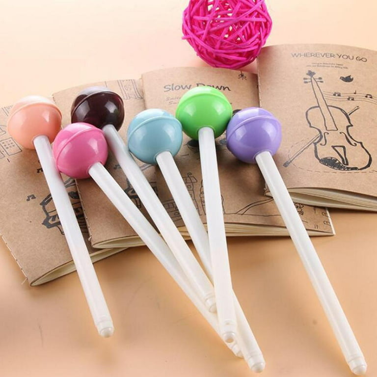 Beifa 6pc/lot Kawaii Retro Gel Pen Set Cute Candy Color Pens Pучка