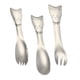 thumbnail image 4 of Kids Spoon 3Pcs Silver Stainless Steel with Kid-Friendly Design for Kids Use, 4 of 5