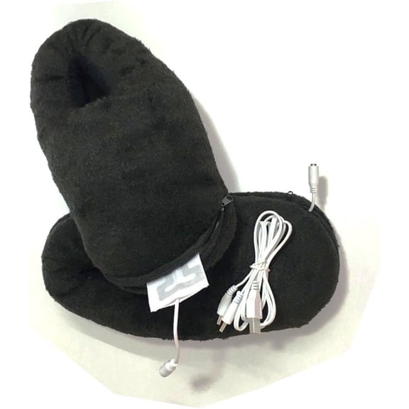 USB Heated Shoe Electric Heating Slippers Foot Heaters - Can Unpick and Wash