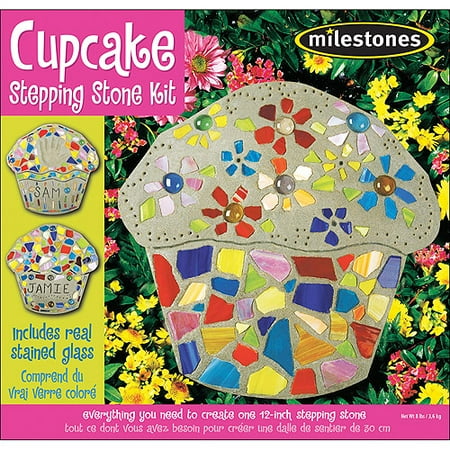 Milestones Cupcake Stepping-Stone Kit