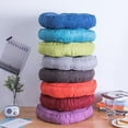 thumbnail image 2 of Nvzi Round Chair Pad Seat Cushion Solid Color Soft Chair Pads Comfy Velvet Cushion Pillow for Kitchen Dining Office Chair Kids Reading (Sky Blue,Diameter 16), 2 of 4