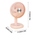 thumbnail image 4 of Nuevo ventilador pequeño de escritorio para dormitorio, ventilador de oficina, mini ventilador portátil de mano con carga USB, ventilador eléctrico doméstico, un ventilador, 4 of 4