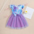 thumbnail image 2 of Gelikeya Easter Dresses 2T-6T Little Girl Cute Bowknot Design Summer Princess Dress Ruffle Flutter Sleeve Casual Dress(Toddlers, Z08-, 4-5 Years), 2 of 7