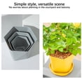 thumbnail image 3 of Flowerpot Gardening Base Container Garden Ornament Multiple Colors Plant Planter Practical Portable Fashionable Pink, 3 of 9