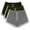 Army Green, variant on 3-piece set Women's Lightweight Breathable Running Shorts - High-Waisted Athletic Shorts with Elastic Waist & Contrast Stripes for Summer Purple L
