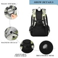 thumbnail image 4 of FORMRS Unisex School Backpack 17" Student Travel Bag with Laptop Compartment, Retro Flower, 4 of 7