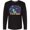 AB-Black, variant on Inktastic I Love Space Cute Dinos and Planets Long Sleeve T-Shirt