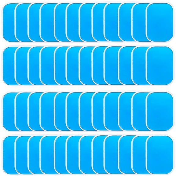 XIRQI 50 Pcs Pads Abs Trainer Replacement Gel Sheet for Abdominal Muscle Trainer, Accessory for Ab Workout Toning Belt