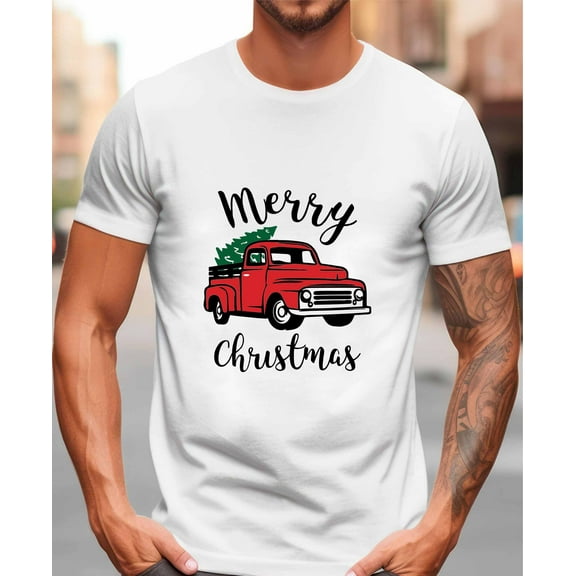 Merry Christmas T-Shirt, Funny Christmas Family Tshirt, Women’s Christmas Tree Holiday Shirt, Santa Christmas Shirt, Santa Xmas Tee