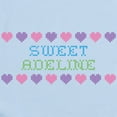 thumbnail image 2 of CafePress - Sweet ADELINE Infant Bodysuit - Baby Light Bodysuit, Size Newborn - 24 Months, 2 of 4