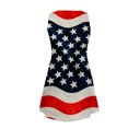thumbnail image 4 of USSUMA Sundresses for Women 4th of July Sleeveless Casual Dresses for Women Independence Day Tshirt Swing Midi Dresses Women Summer Round Neck Beach Dresses Wedding Guest, 4 of 4
