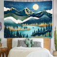 thumbnail image 3 of Gojian Yellow Sun and Moon Tapestry Vintage Indie Boho Tapestry Wall Hanging with Sunflowers Butterfly Moth Constellation Aesthetic Wall Tapestries for Bedroom Dorm Living Room, 3 of 5