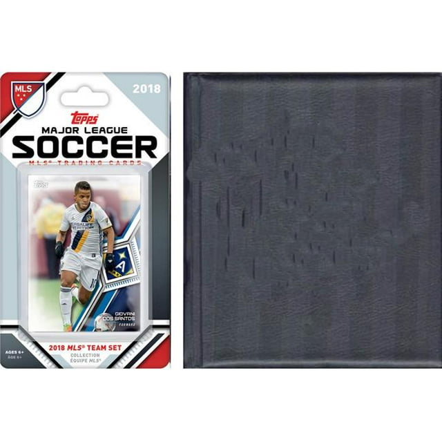 C&I Collectables GALAXY18 MLS Los Angeles Galaxy Ensemble d'Équipe sous Licence 2018 Topps & Album de Rangement