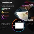 thumbnail image 4 of Artograph Featherweight 12" x 17" Dimmable Lightpad for Drawing & Tracing, 4 of 6