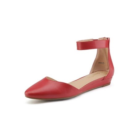 

Women‘s Low Wedge Ankle Strap Flats Shoes Women‘s Footwear