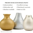 thumbnail image 4 of Martha Stewart Multi-Surface Acrylic Craft Paint, Metallic Finish, Rare Metals, Set of 10, 2 fl oz, 4 of 11