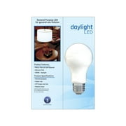 GE LED Light Bulbs, 100 Watt, Daylight, A19 Bulbs, Medium Base, Frosted Finish, 9yr, 4pk