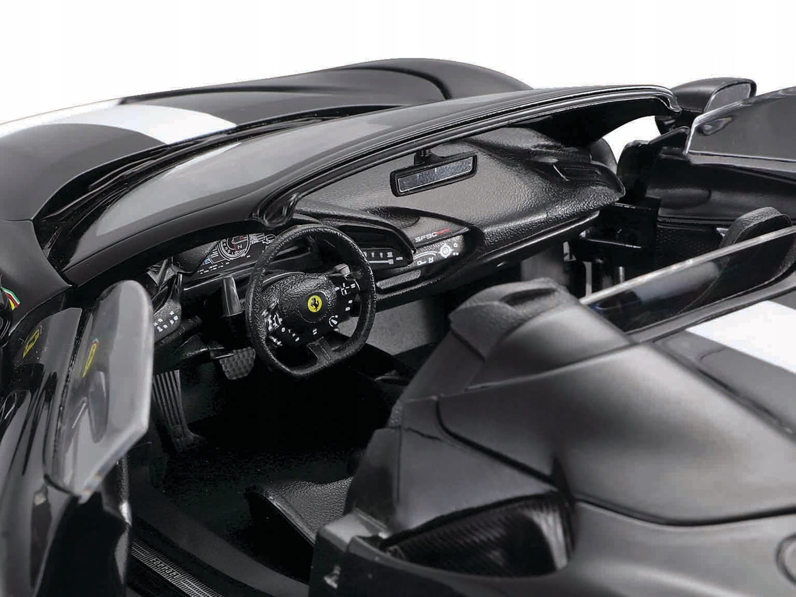 Ferrari SF90 Spider Assetto Fiorano Black Metallic with White