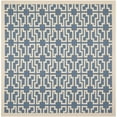thumbnail image 6 of SAFAVIEH Courtyard Thurstan Geometric Indoor/Outdoor Area Rug, Blue/Beige, 2' x 3'7", 6 of 10