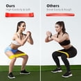thumbnail image 4 of Set de 5 Bandas de Resistencia para Ejercicio de Glúteos, Piernas, Fuerza, Yoga, Pilates y Terapia Física, Ligas de Latex Natural, Equipo Portátil para Gimnasio en Casa, 4 of 6