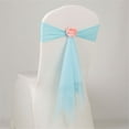 thumbnail image 4 of 10Pcs Bow Elastic Chair Sashes Cover Bands for Wedding Party Hotel Decorations, 4 of 7