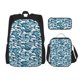 thumbnail image 1 of Balery Ocean Waves Mochila escolar 3 en 1 para niños: mochila resistente con lonchera térmica y estuche para lápices. Mochila escolar para niños y niñas., 1 of 7