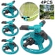 thumbnail image 4 of Rociador Jardín 3 Boquillas 360 ​​grados Herramienta Riego Automático para Césped (verde), 4 of 6