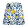 thumbnail image 5 of Fruit Print Skirt Yellow Lemon Aesthetic Casual Skirts Ladies Trendy Mini Skirt Design Sko, 5 of 7