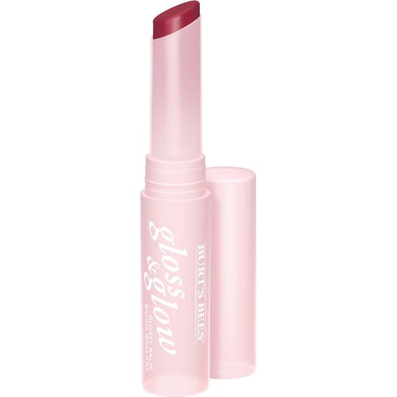 Burt’s Bees Gloss and Glow Glossy Balm, 100% Natural Origin, Wine Wednesday, 1 Tube