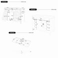 thumbnail image 4 of Bellemave 48" Bathroom Vanity with Sink, Freestanding Bathroom Cabinet with 2 Doors & 8 Drawers, Solid Wood Bathroom Vanities, White, 4 of 11