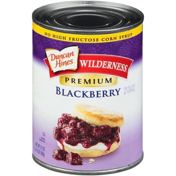 Wilderness Premium Blackberry Pie Filling/Topping 21 oz