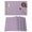 Light Purple, variant on Beige Pure Color Placemats Set of 8, Aesthetics Contemporary Modern Placemats for Dining Table, Place Mats for Kitchen Tabletop, Waterproof Wipeable Dining Table Mats Set
