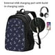 thumbnail image 2 of Fotbe Anchors Mochila con Estampado y Puerto USB para Hombre y Mujer, Mochila Antirrobo, Mochila de Viaje, Mochila Escolar, Mochila Universitaria, 2 of 7