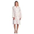thumbnail image 2 of Casual Nights Women's Floral Print Zipper Front Quilted Robe, 2 of 2
