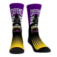 thumbnail image 3 of Unisex Rock Em Socks Darth Vader & Stormtrooper LSU Tigers Star Wars Three-Pack Crew Socks Set, 3 of 4
