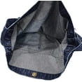 thumbnail image 5 of CoCopeaunts Denim Shoulder Purse for Women Hobo Large Tote Handbag Casual Retro Jean Shoulder Purse for Work Daily Use, 5 of 7